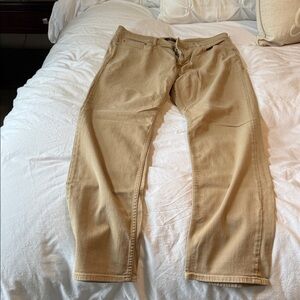 7 For All Mankind Men's Tan Chinos